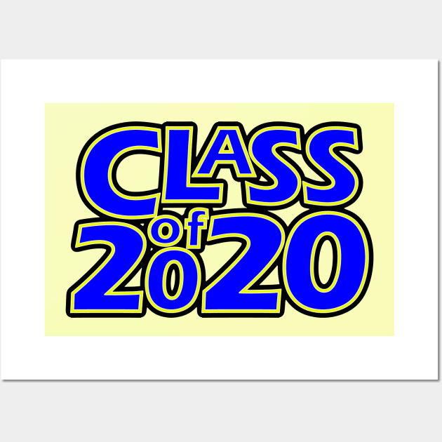 Grad Class of 2020 Wall Art by gkillerb